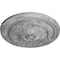 Ekena Millwork Wigan Ceiling Medallion, Hand-Painted Ultra Pure White Crackle, 16"OD x 2 1/4"P CM16WGUWC - alternate 2